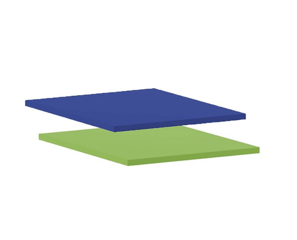 Wickeltisch mit Schubladen und Treppen inkl. Wickelauflage versch. Farben | Lisel