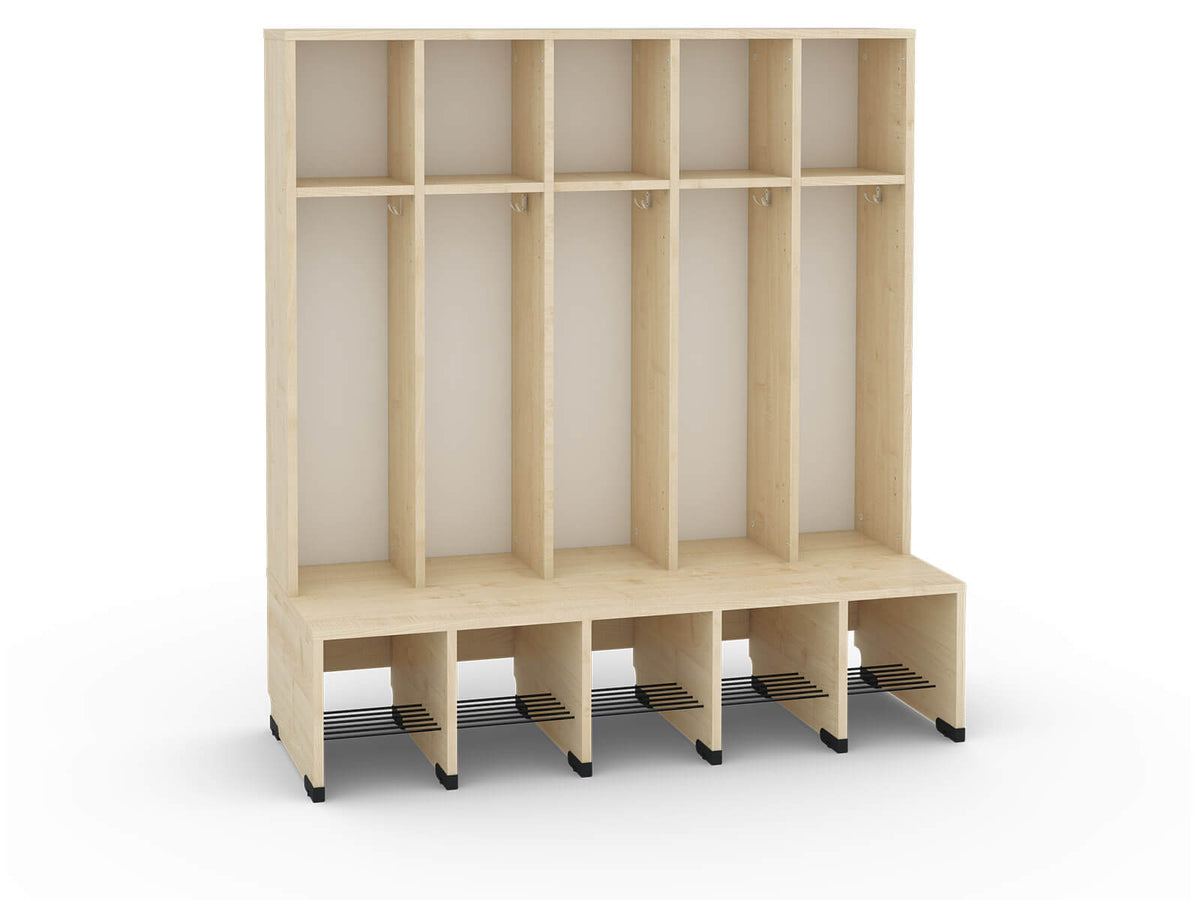 5er-Garderobe mit Bank H=31cm Bubble-Serie | Lisel