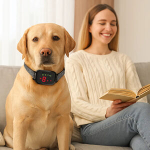 Alternative view of Antibellhalsband mit Ton & Vibration – Sanftes, automatisches Halsband gegen Bellen