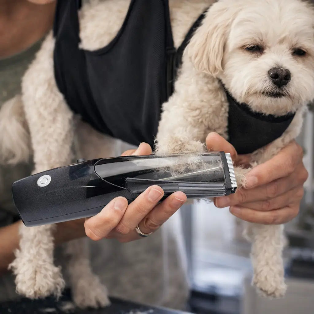 Leiser Hunde-Haarschneider mit Absaugung - Image 3